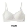 Ventas Directas de Fábrica Superventas Transfronterizos Ropa Interior Fina Transpirable de Verano con Soporte Suave Sin Costuras para Mujeres Reúne Busto Pequeño Sujetador Anticaída