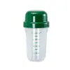550ml Gimnasio Deportes Transparente PP Escala Taza Mezcladora Portátil Plástico Taza Grande de Agua Taza para Proteína en Polvo Taza para Batido