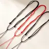 Collar de Cuerda Trenzada Hecha a Mano DIY Accesorios Lanyard Collar Todo Combinable Ajustable Sin Cuentas Fino Guirnalda Cuerda de Collar