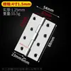 Bisagra mini de acero inoxidable de apertura plana para puerta de gabinete pequeña, bisagra micro de 1 pulgada 2 pulgadas 3 pulgadas para puerta y ventana, bisagra plegable
