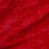 Tecido jacquard bolha de fundo vermelho estilo chinês com padrões em relevo de andorinha, bambu e flor de ameixa, tecido para terno abotoado com gola diagonal estilo chinês novo