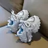 Zapatos Deportivos para Niños Moda Tendencia Zapatos Casuales 2026 Otoño Nuevo Modelo Niños y Niñas Malla Transpirable Zapatos de Bebé Papá