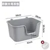 Bandeja para Gatos Extra Grande, Bandeja para Arena de Gato Ultra Gruesa, Antisalpicaduras, Elevada, Bandeja para Arena de Gato Extra Grande para Maine Coon, Bandeja para Gatos Abierta