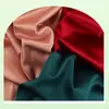 Tela de Poliéster Spandex Semi-Brillante Suave como una Nube Satín Ajustada a la Cadera Camisola Ropa Interior Elástica Alta Elástica Mate
