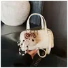 2026 Nova Moda Couro Oleado e Encerado Bolsa Almofada Boston Mini Bolsa de Mão Versátil Bolsa de Ombro Texturizada Bolsa Transversal