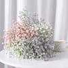 Ramo de novia artificial estrellado para boda, ramo individual de plástico con tacto de PU, decoración para el hogar, flor falsa