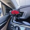 Mini Buquê Rosa Flor Seca Mini Enfeites de Carro Decoração Feminina para Casa Adereços para Fotos Reunião Aniversário Cerimônia de Acompanhamento