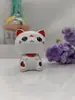 Nuevo Gato de la Suerte Mini Cabeza Grande Solar para Coche Aceite Esencial Aromaterapia Muñeca de Decoración Interior Linda Decoración Creativa
