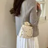 Popular Bolso de Cubo de Perlas para el Día Bolso de Moda Coreana para Mujer 2026 Bolso Cruzado Versátil Cadena de un Solo Hombro Nuevo Estilo