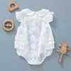 Ropa de bebé verano fina ropa de funda mameluco para bebé recién nacido niña mameluco de princesa para luna llena mameluco de exterior