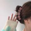 Bata na Garota! Presilha Transparente Rosa Pêssego Soft Girl Estilo Japonês Doce Acessório de Cabelo Novo de Primavera Presilha Tubarão