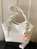 Bolsa Feminina 2026 Nova Primavera/Verão de Axila de Alto Padrão Exquisite para o Dia a Dia Bolsa de Ombro Único Bolsa Tote Tecida de Grande Capacidade