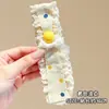 Fita Mágica Infantil Desenho Laço Renda Franja Patch para Meninas Pequenas, Fixador de Cabelo Amigo do Cabelo para Meninas