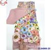 Material para vestido de noche bordado fondo grueso flor grande 3D malla transparente vestido aplique tela de encaje bordado