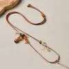 Fabricante Direto Cordão Ajustável para Pingente, Cordão Premium para Pendurar, Cordão para Joias de Colar, Cordão Trançado Artesanal de Couro Encerado