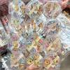 Presilha de cabelo pequena tipo pinça para franja de princesa em caixa, presilha para franja, grampo de cabelo para testa, elástico infantil não machuca o polegar, anel, atacado