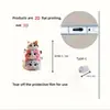 Tapón de polvo para teléfono móvil 2D, colgante acrílico de gatito transfronterizo, colgante de Tipo C enojado, artículo de venta caliente, otros productos africanos