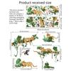 MS1706-YY Animal de Desenho Animado Galho Cipó Leopardo Pássaro Quarto Infantil Decoração de Casa Adesivo de Parede