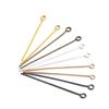 200 alfileres de 9 puntas con cuentas alfiler de nueve puntas DIY hecho a mano casero collar pulsera perla joyería para la oreja accesorios materiales básicos