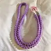 Cordão para Celular Tecido de Luxo Leve com Alça Transversal Longa para Uso Externo Durável Anti-Queda Anti-Perda Pulseira de Pulso Simples Espessada
