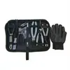 Conjunto de 9 peças de alicates para reparo automotivo cinza, cortadores de fio, cortadores de fiação de carro, alicates separadores de mangueira de óleo, alicates de corte de energia, grampos
