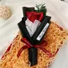Dia das Mães Dia da Deusa Dia da Mulher Flor de Sabão Simulada Girassol Rosa Mini Buquê de Desenho Animado Pequeno Presente Lembrança