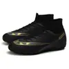 Zapatos de Fútbol de Primavera y Verano Nuevos de Suela Gruesa, Tenis de Tacos Rotos, Tenis de Césped de Caña Alta, Tacos de Entrenamiento