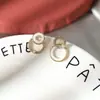 Pendientes de Rebaja [50 centavos el par] Pendientes de Tachuela Incrustados de Diamantes Estilo Coreano Simples Versátiles Pendientes de Corazón Flor