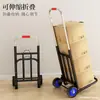 Carrinho de mão dobrável, reboque de transporte, carrinho de compras para casa, carrinho de bagagem portátil, carrinho pequeno