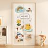Cortina de puerta antimosquitos con dibujos animados, mosquitera magnética para el hogar, dormitorio, cortina divisoria con velcro, tira adhesiva magnética, nuevo estilo 2025, mosquitera para ventana y puerta.