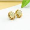 Aretes de Jade Hetian Natural Aiyu Material Jade de Agua Clara Aretes de Jade Joyería para Mujer Fábrica Venta al por Mayor Dropshipping S3121601