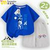 Roupas Novas de Mini Agente para Meninos e Meninas 2025, Conjunto de Duas Peças da Moda com Camiseta de Manga Curta e Shorts para Crianças de Idade Média e Grande