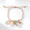 Pulsera de Estrella de Mar de Cerámica Pintada a Mano Transfronteriza Estilo Nuevo de Verano de Manga Corta Pulsera de Estrella de Mar de Cerámica Pintada a Mano