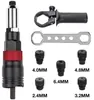 Remachadora eléctrica de núcleo, cabeza de conversión de remachadora, remachadora de clavos de sauce, cabeza de remachadora, remachadora de extracción, remache de extracción, clavo de remache
