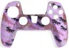 Cubierta protectora para mando de PS5 Cubierta de silicona camuflada para PS5 Piel con proceso de transferencia de agua para la mano Cubierta protectora para PS5
