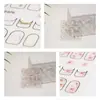 Arte de Uñas Calcomanía Pequeña Joyería Personalizada con Fotos DIY Dibujos Animados Luna Flor Estampado en Caliente Fábrica de Calcomanías para Uñas Personalizada Oem
