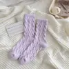 Calcetines Cálidos de Felpa, Calcetines de Invierno para Mujer, Calcetines de Felpa Cálidos de Media Pantorrilla, Calcetines de Dormir de Colores Dulces, Calcetines de Maternidad, Artículo de Moda Popular en TikTok