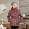 Ropa de Primavera para Ancianos Abrigo con Capucha para Abuelita Abrigo para Madre de Mediana Edad Ropa Holgada de Primavera y Otoño Chaqueta Casual Top