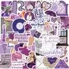 50 Piezas de Pegatinas Moradas de Graffiti del Álbum Taylor Swift Speak Now para Guitarra, Cuaderno, Maleta, DIY, Impermeables
