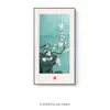 Nueva Pintura Decorativa Estilo Chino para Vestíbulo Pasillo Vertical Moderna Simple Colgante para Pasillo Mural de Pared con Control de Luz y Sonido