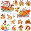 Bestseller transfronterizo otoño Acción de Gracias imanes para refrigerador personalizados para el hogar ventana puerta de garaje imanes fiesta decoración del hogar