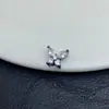 Versión Mini Conservadora del Color Mariposa de Diamantes Completos Pulsera de Cristal Poroso con Agujero Pasante Pulsera Accesorios para Joyería DIY Cuentas
