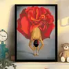 Pintura de diamantes hecha a mano DIY bordado de diamantes paisaje bosque lago versión coreana 5D con marco Amazon lote de fábrica ventas directas