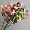Flores Artificiales, Pequeños Arreglos Florales, Decoración para el Hogar, Ramilletes de Flores Falsas, Centros de Mesa para Bodas, Arreglos Florales, Artículos Decorativos al por Mayor