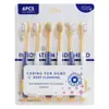 Cepillos de Dientes Sam, Paquete de 6, para Adultos, Cabezal Ancho para el Hogar, Cepillos de Dientes Sam, Cabezal Grande, Cerdas Suaves