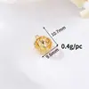 Pingente Oco de Duas Cores Acessórios para Joias DIY Pulseira Oca Transparente Colar Brincos Materiais Manuais DIY Atacado