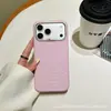 Capa de Celular Niche Apple 18 Silicone Cor Sólida Padrão Ondulado Tipo Pele Magnética Anti-queda Capa para Celular iphone18 Personalizada