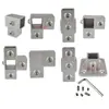 Conectores de Tubo Cuadrado de Aleación de Aluminio de 20/25/30 Uniones de Tubo de Acero Galvanizado Colgador en T de Hierro sin Soldadura Sujetadores