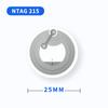 Pegatina de chip NFC NTAG213 Inlay húmedo Adhesivo transparente NFC215 Etiqueta electrónica Pegatina táctil anti-metal