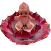 Lótus de Papel Sacrificial Vaso Cornucópia Coração de Lótus Boneca de Plástico Conjunto de Bonecas Suprimentos Funerários Yunyang